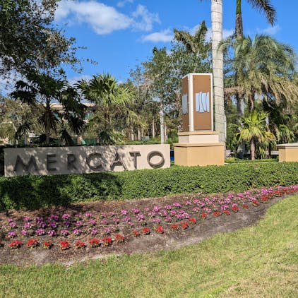 Mercato entrance off Vanderbilt Beach Road