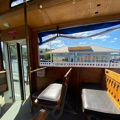 Inside view froom Naples Trolley