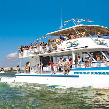 Sightseeing boat trip with Pure Florida